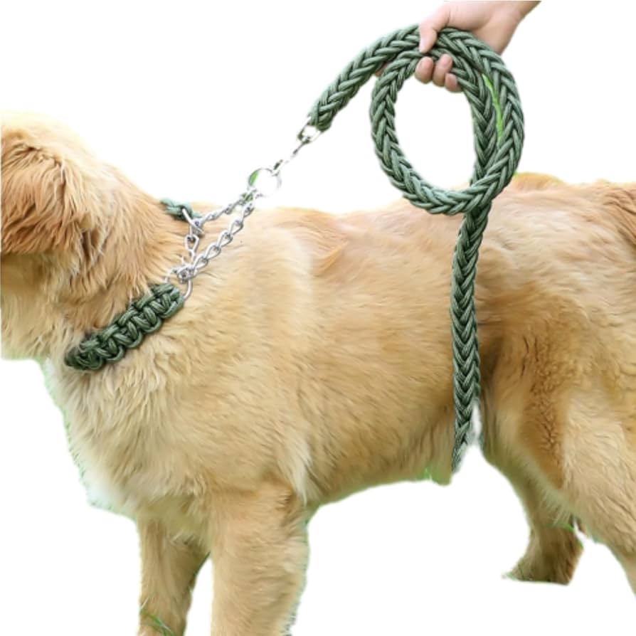 Amazon | 極太 パラコード 犬 リード ハーフチョーク 首輪セット